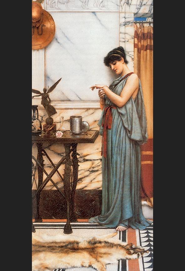 John William Godward His Birthday Gift